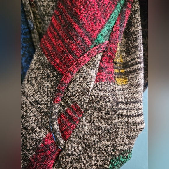 Ali Miles Colorful Patchwork Button-Up Jacket - Picture 3 of 6